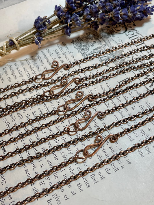 3.2mm Pure Copper Oval Chain