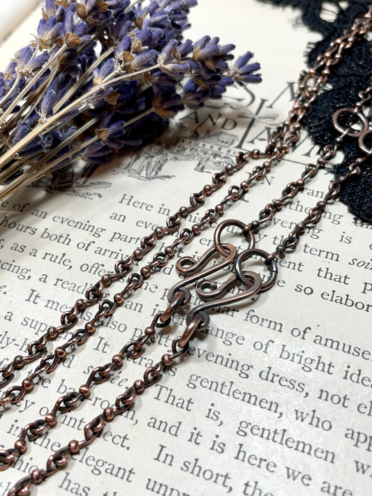 2mm Adjustable Pure Copper Chain (18”-24”)