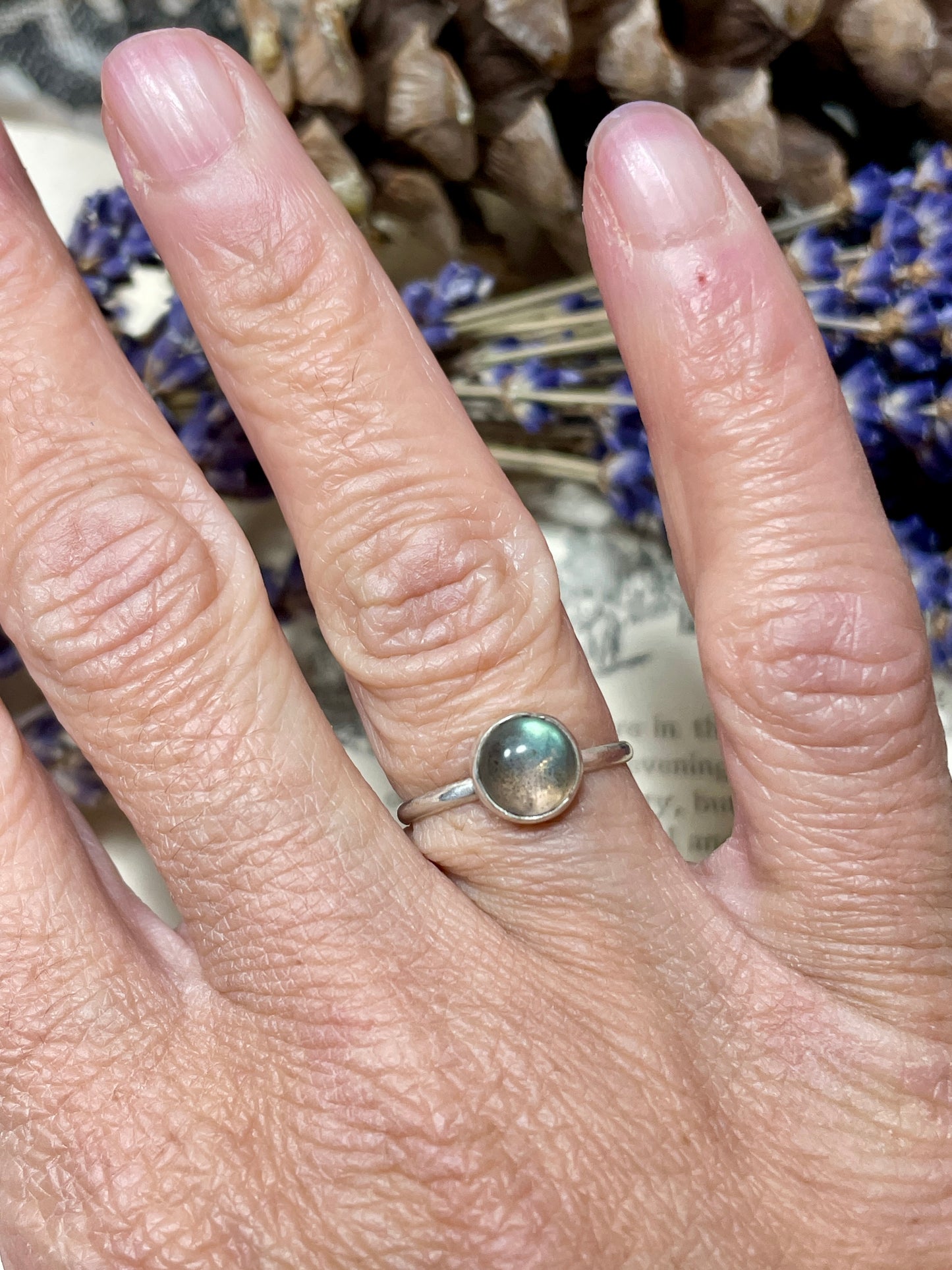 Labradorite Sterling Silver Ring