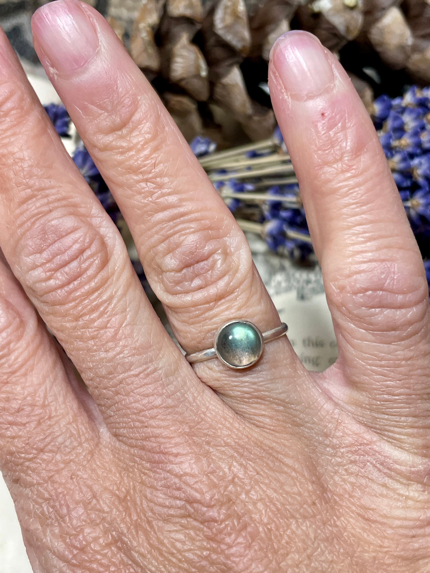 Labradorite Sterling Silver Ring
