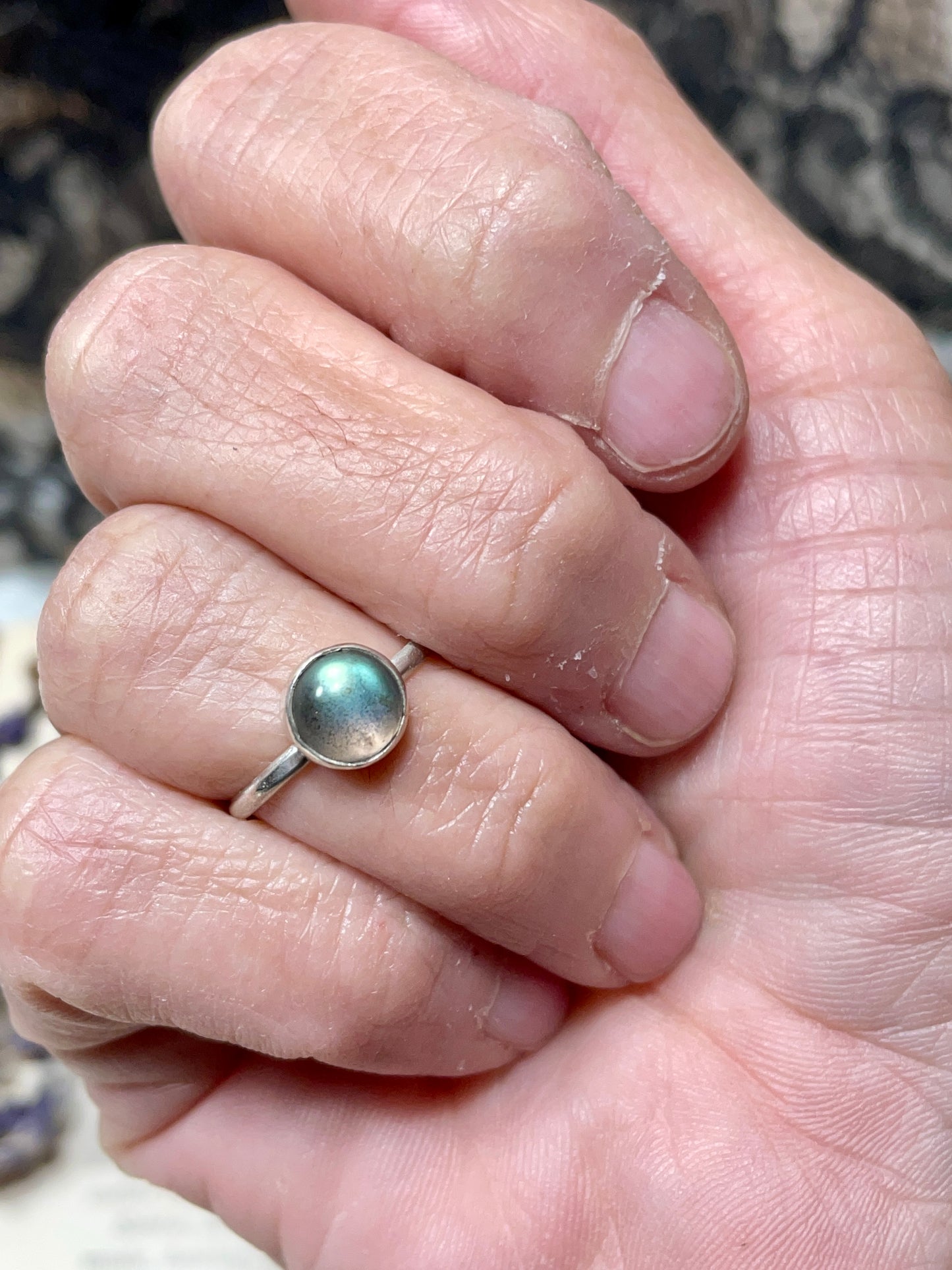 Labradorite Sterling Silver Ring