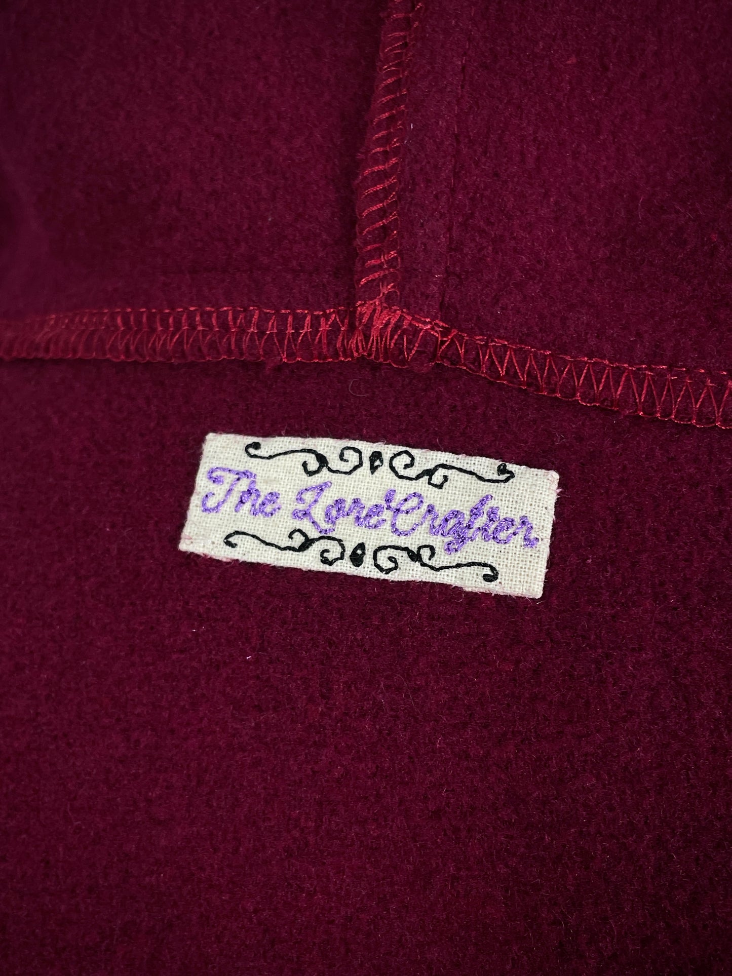 Holly King Red Wool Capelet