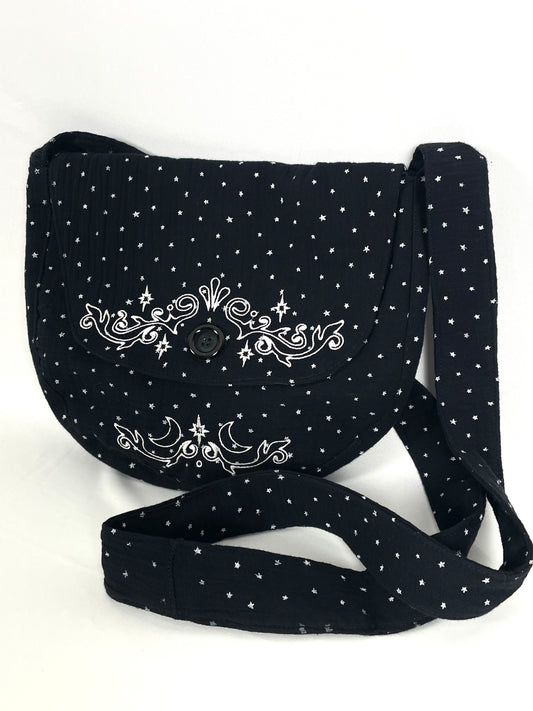 Black Spellweaver Shoulder Satchel