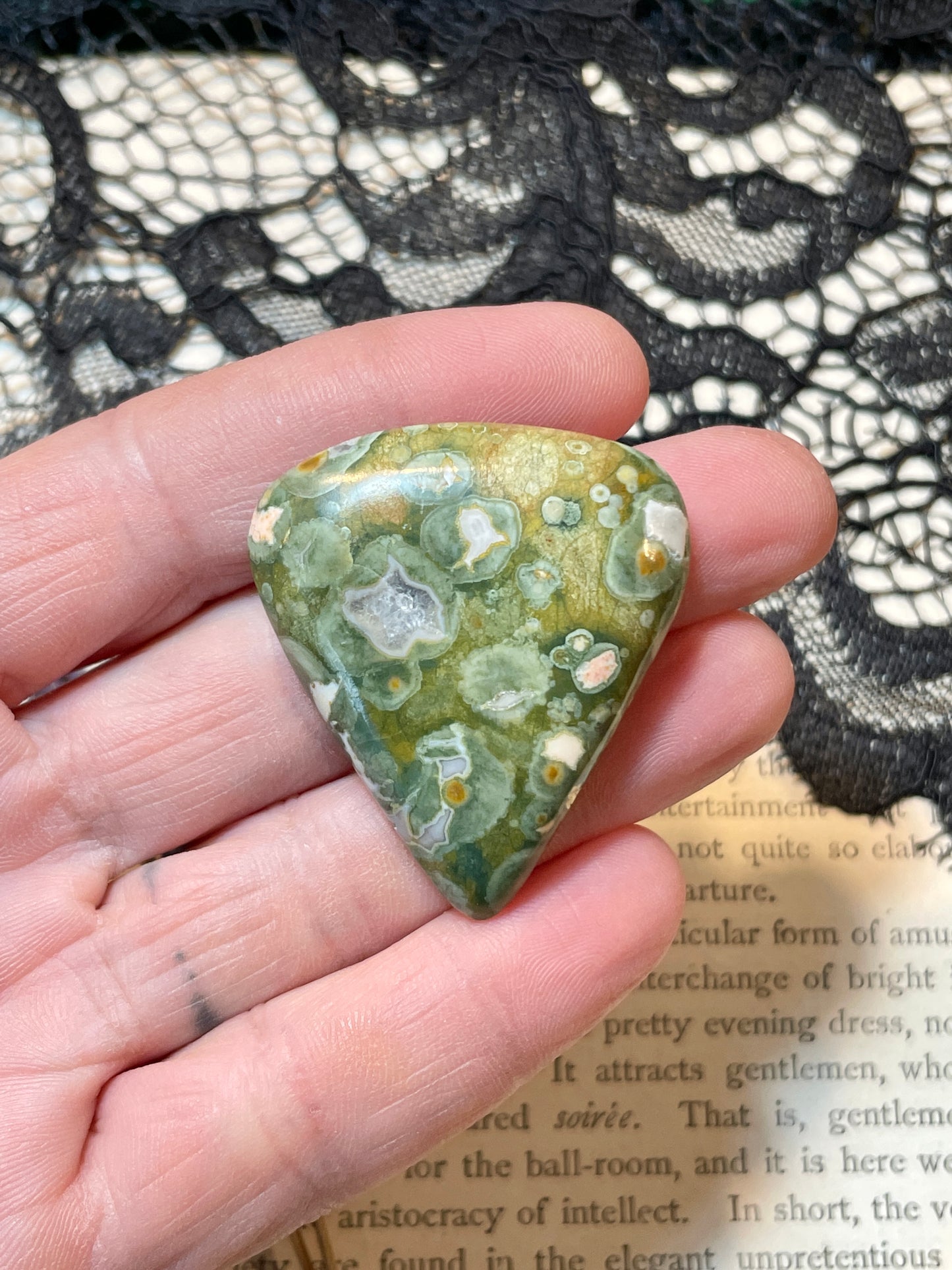 Jasper (Rainforest Jasper) Cabochon