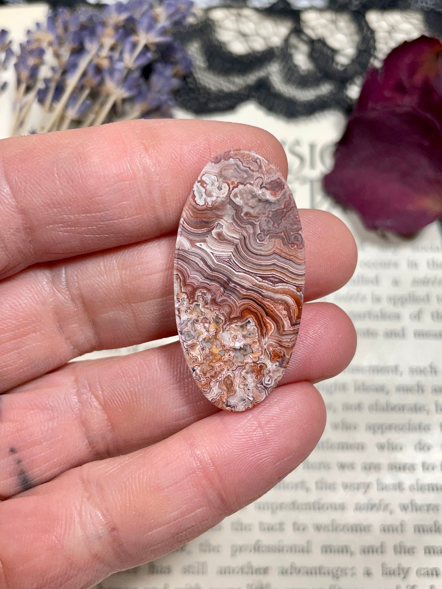 Agate (Crazy Lace Agate) Cabochon