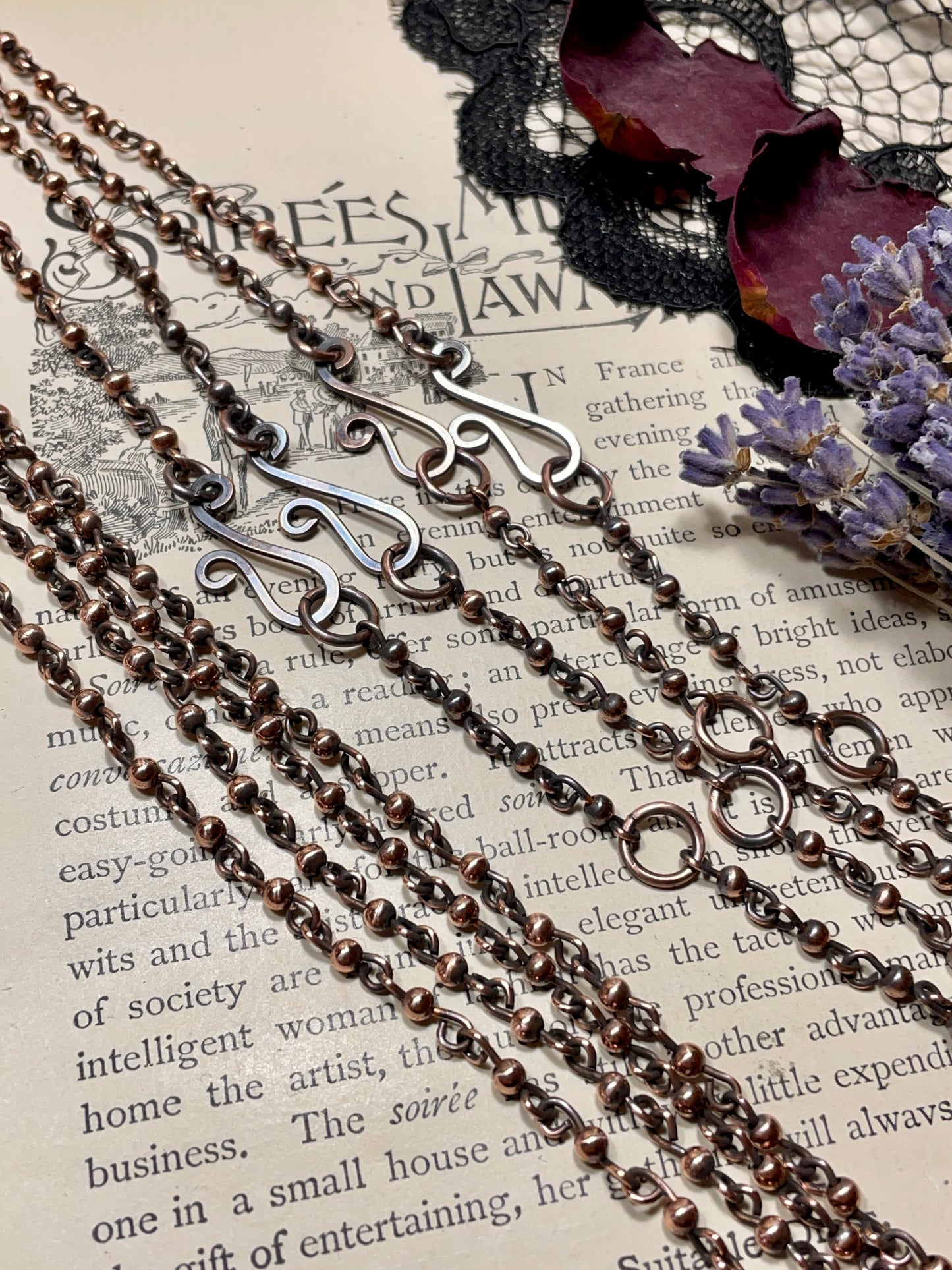 3mm Adjustable Pure Copper Chain (18”-24”)