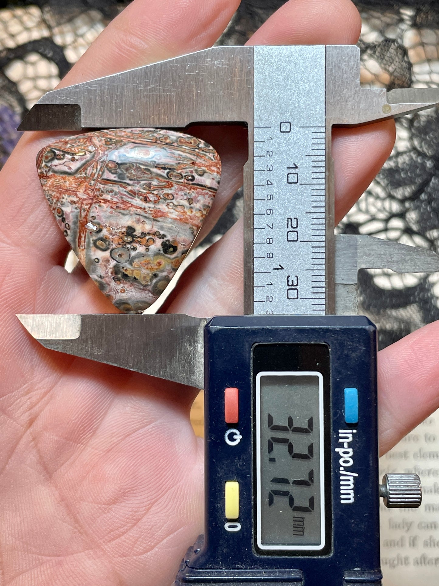 Jasper (Leopard Skin Jasper) Cabochon