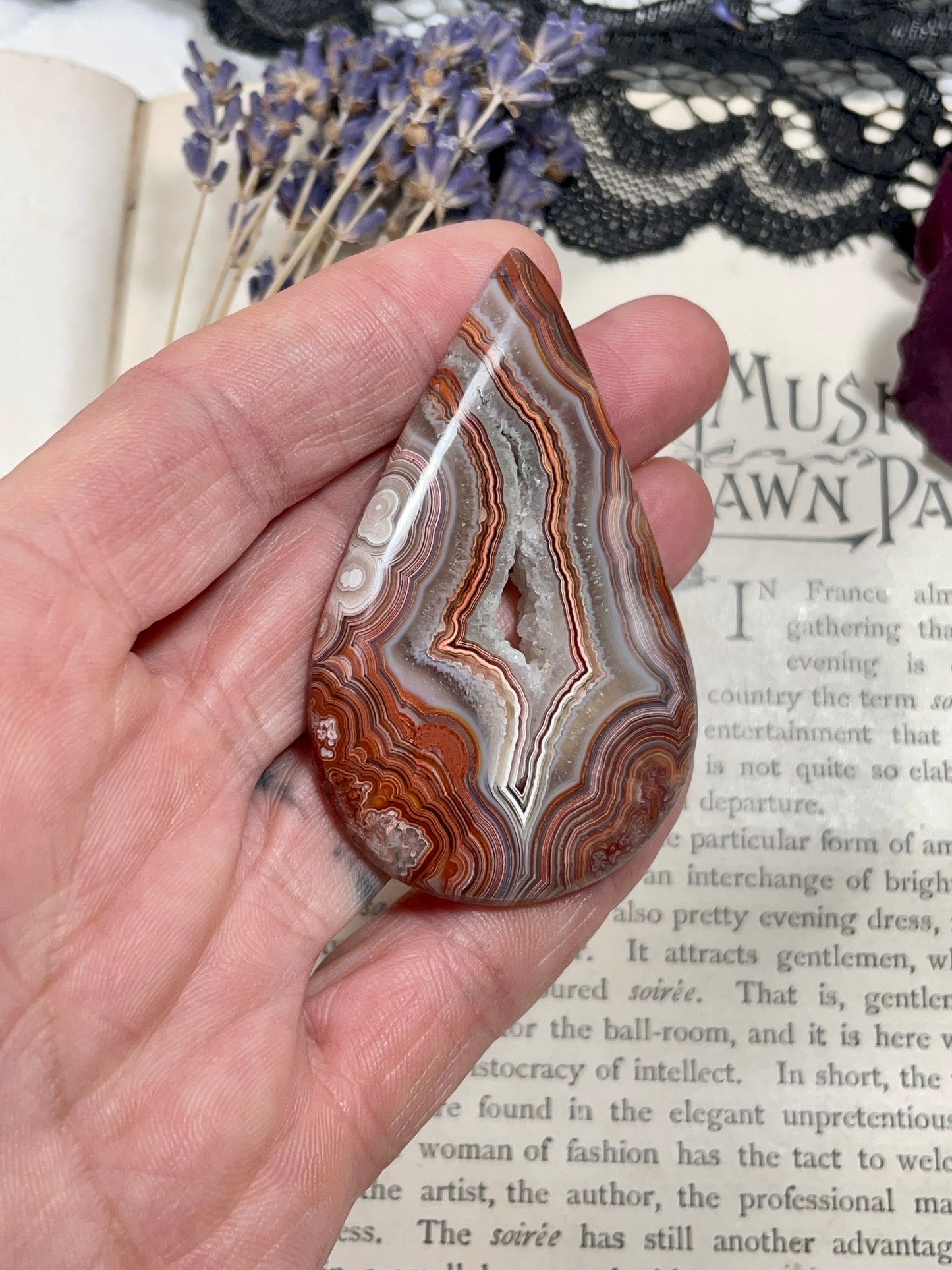 Agate (Crazy Lace Agate) Cabochon