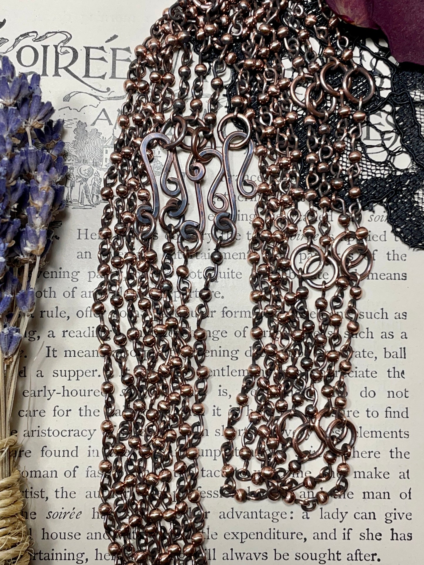 3mm Adjustable Pure Copper Chain (18”-24”)