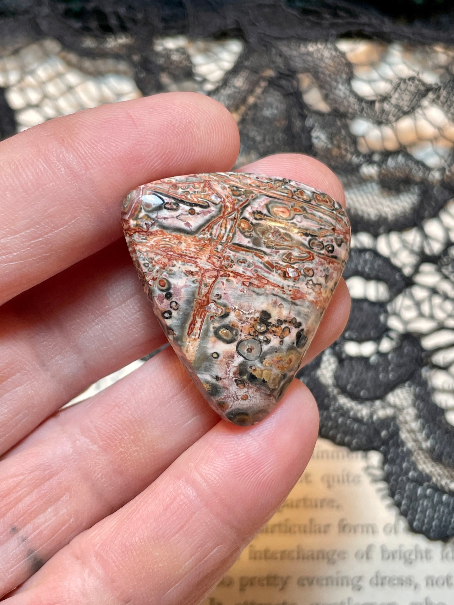 Jasper (Leopard Skin Jasper) Cabochon