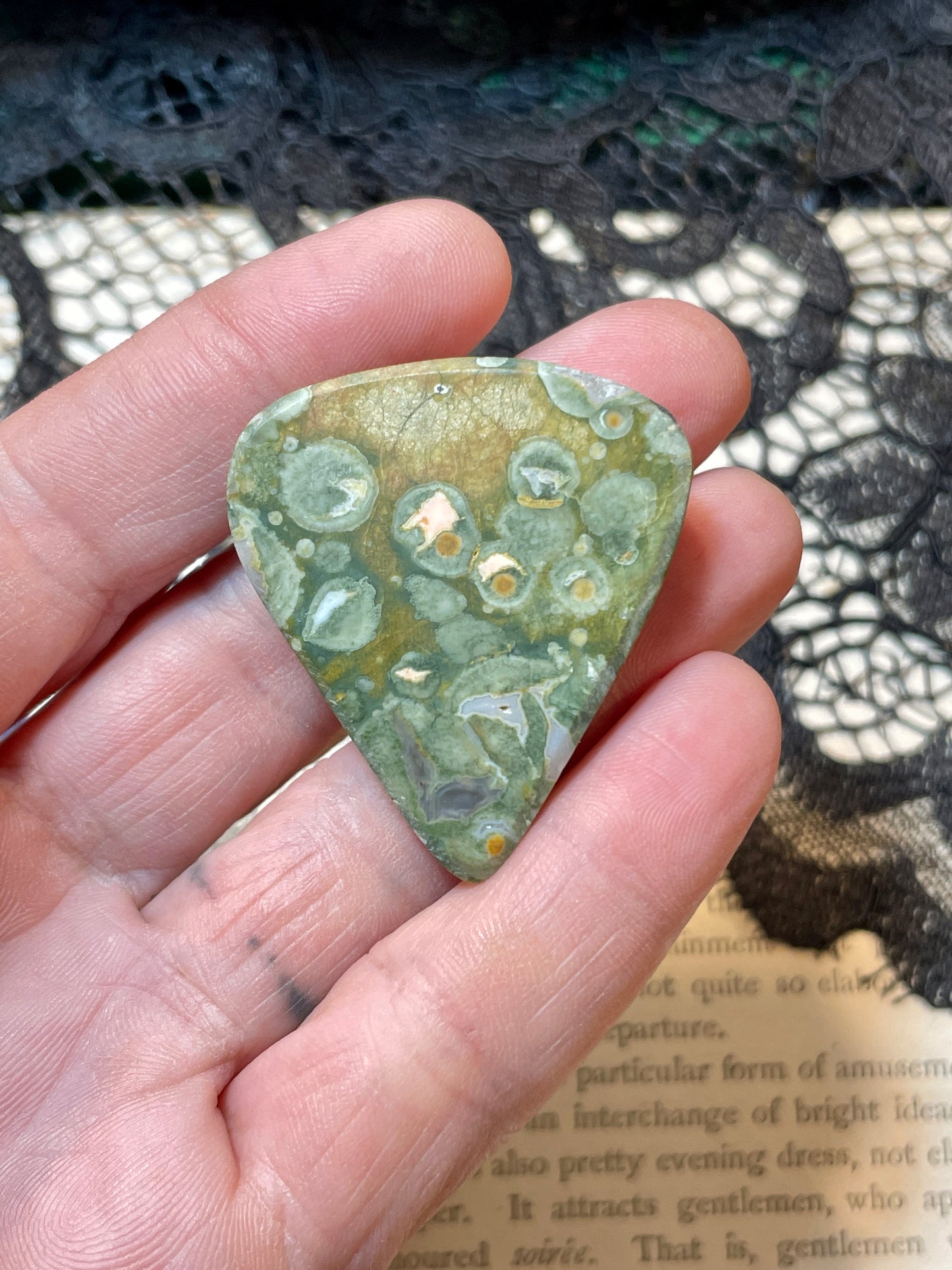 Jasper (Rainforest Jasper) Cabochon