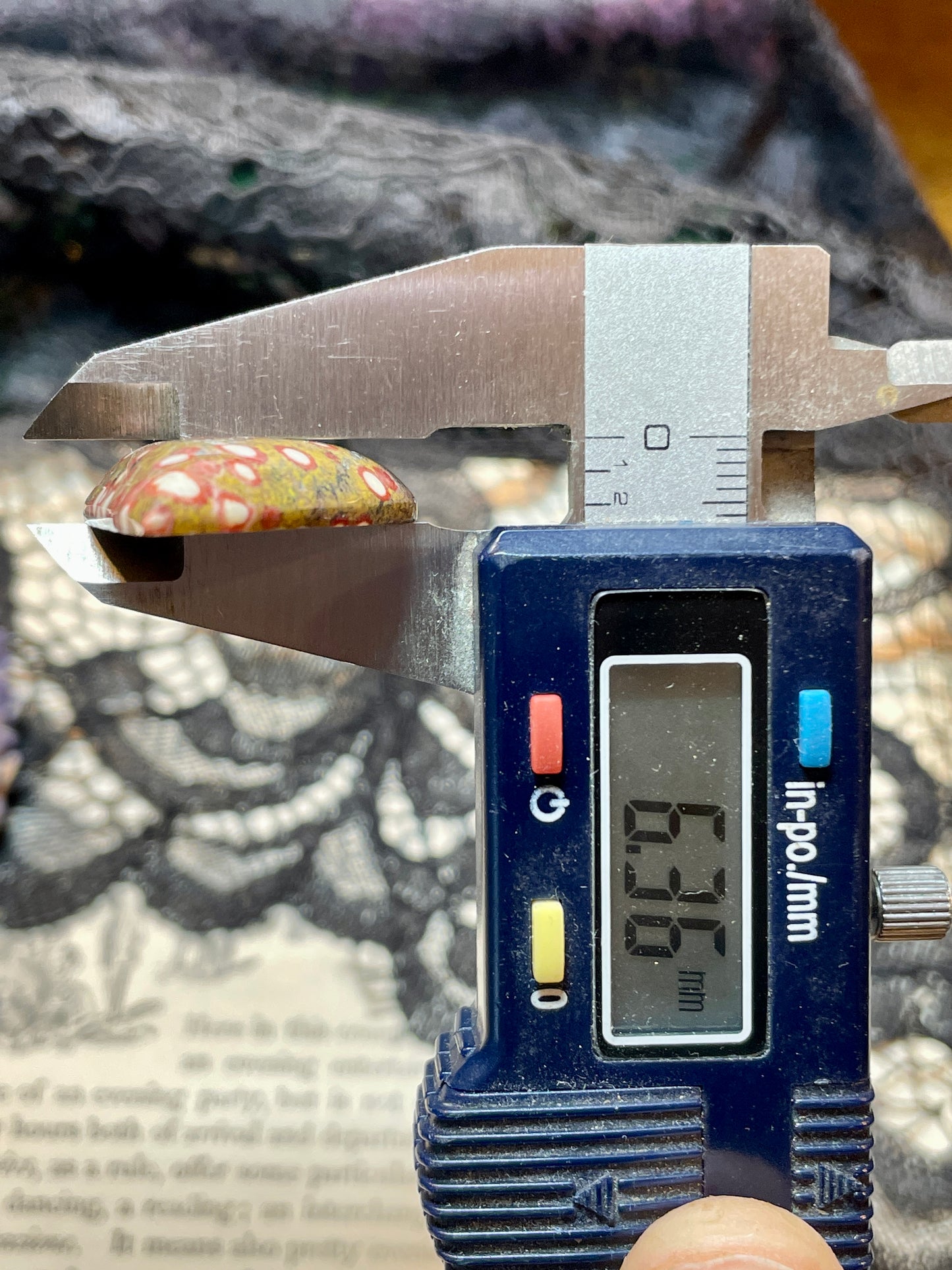 Jasper (Guadalupe Poppy Jasper) Cabochon