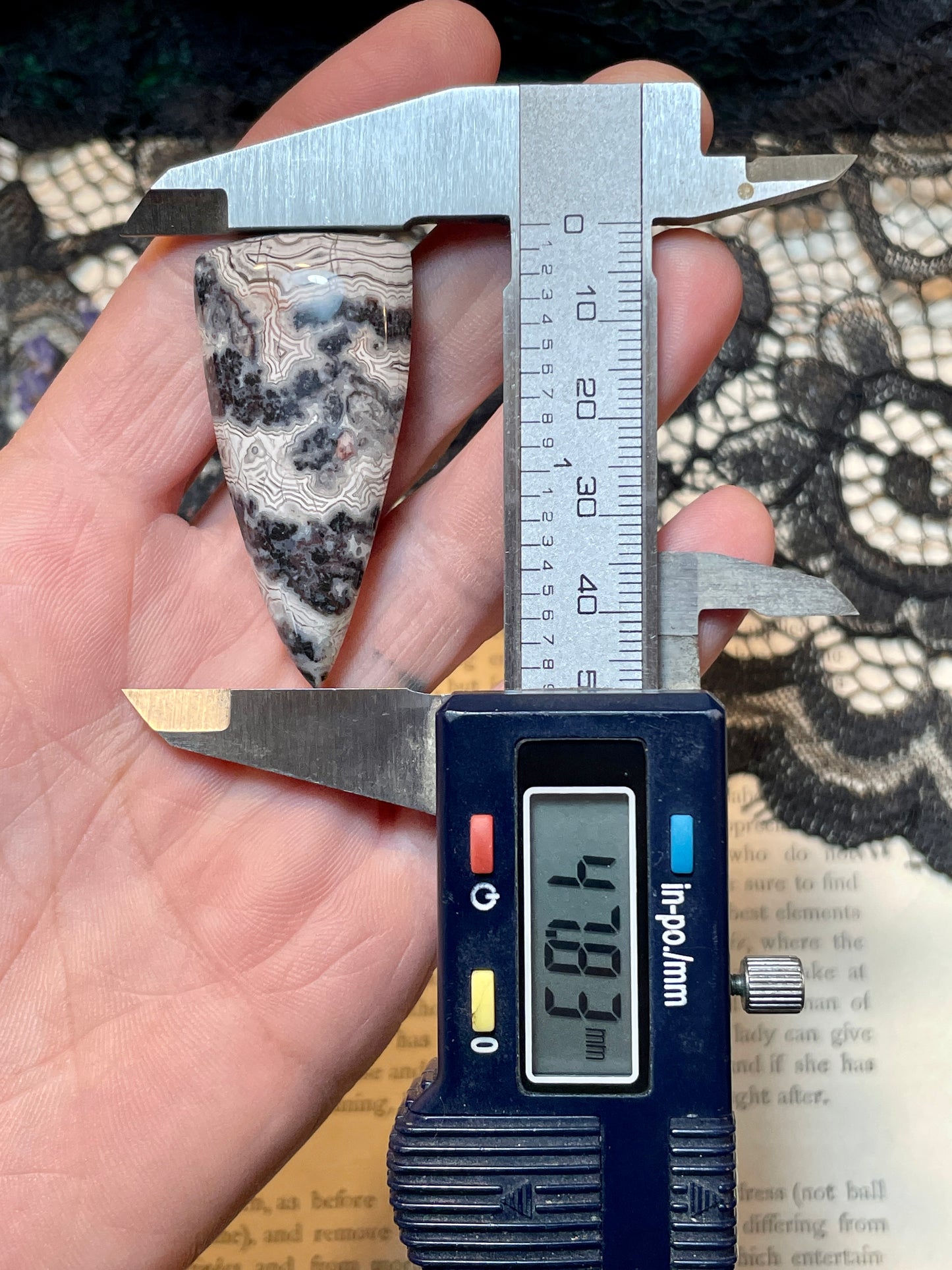 Agate (Zebra Agate) Cabochon