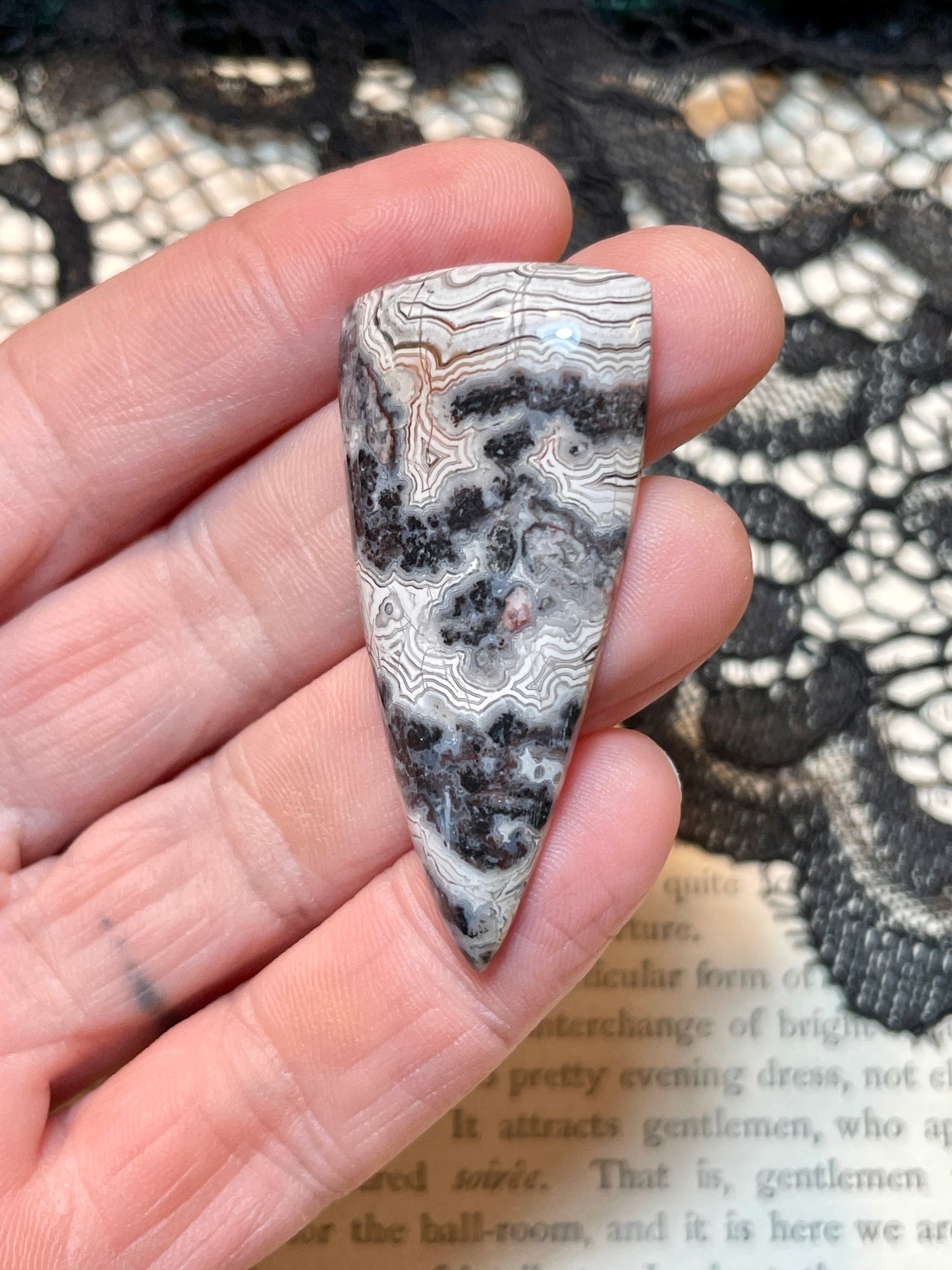 Agate (Zebra Agate) Cabochon