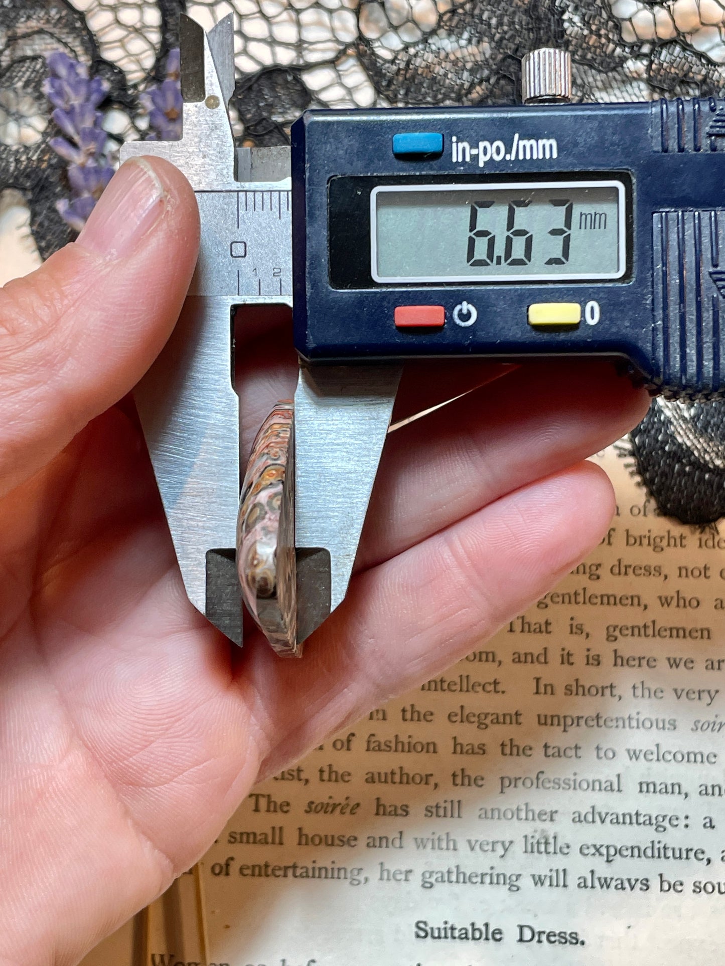 Jasper (Leopard Skin Jasper) Cabochon