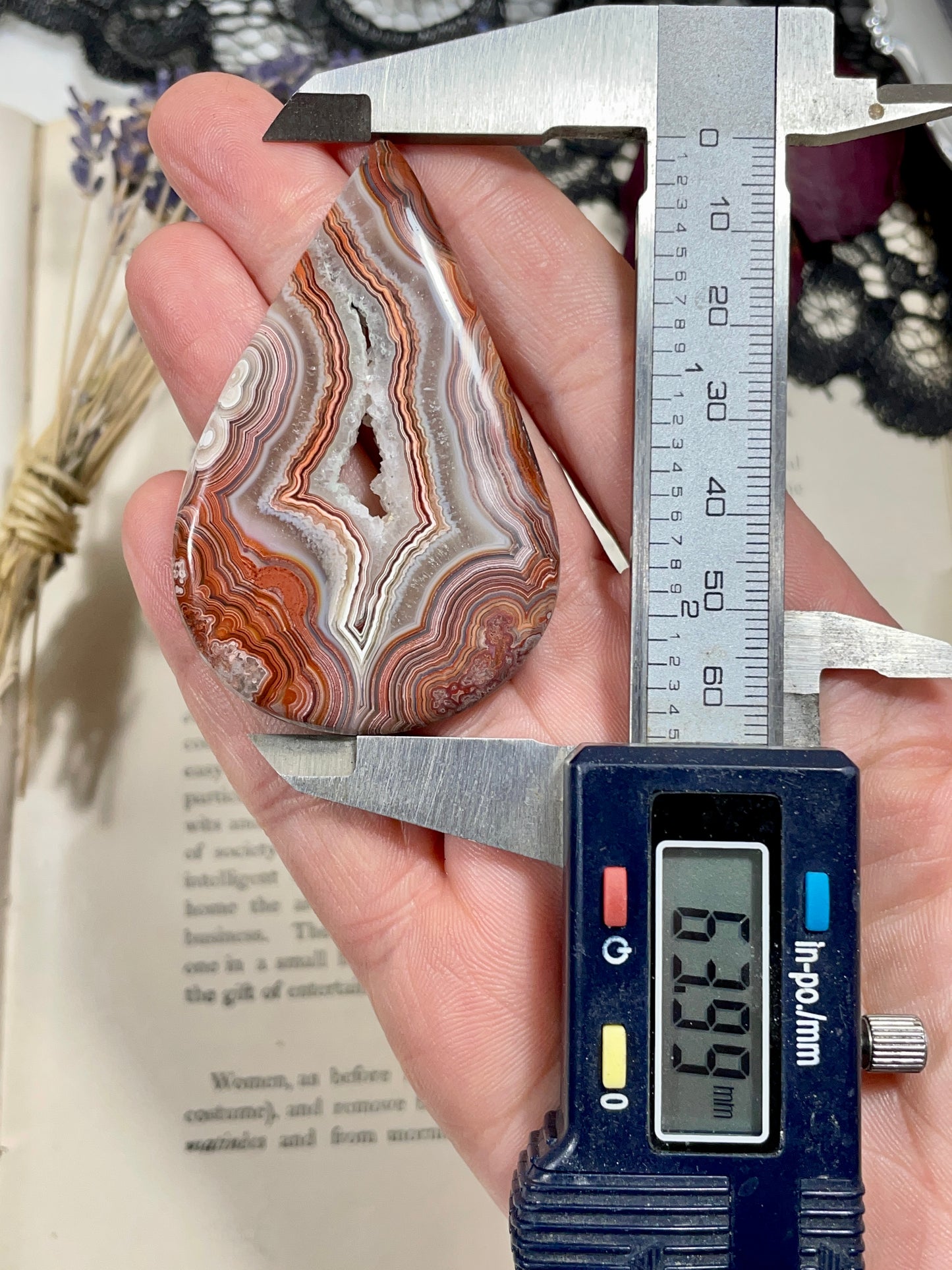 Agate (Crazy Lace Agate) Cabochon