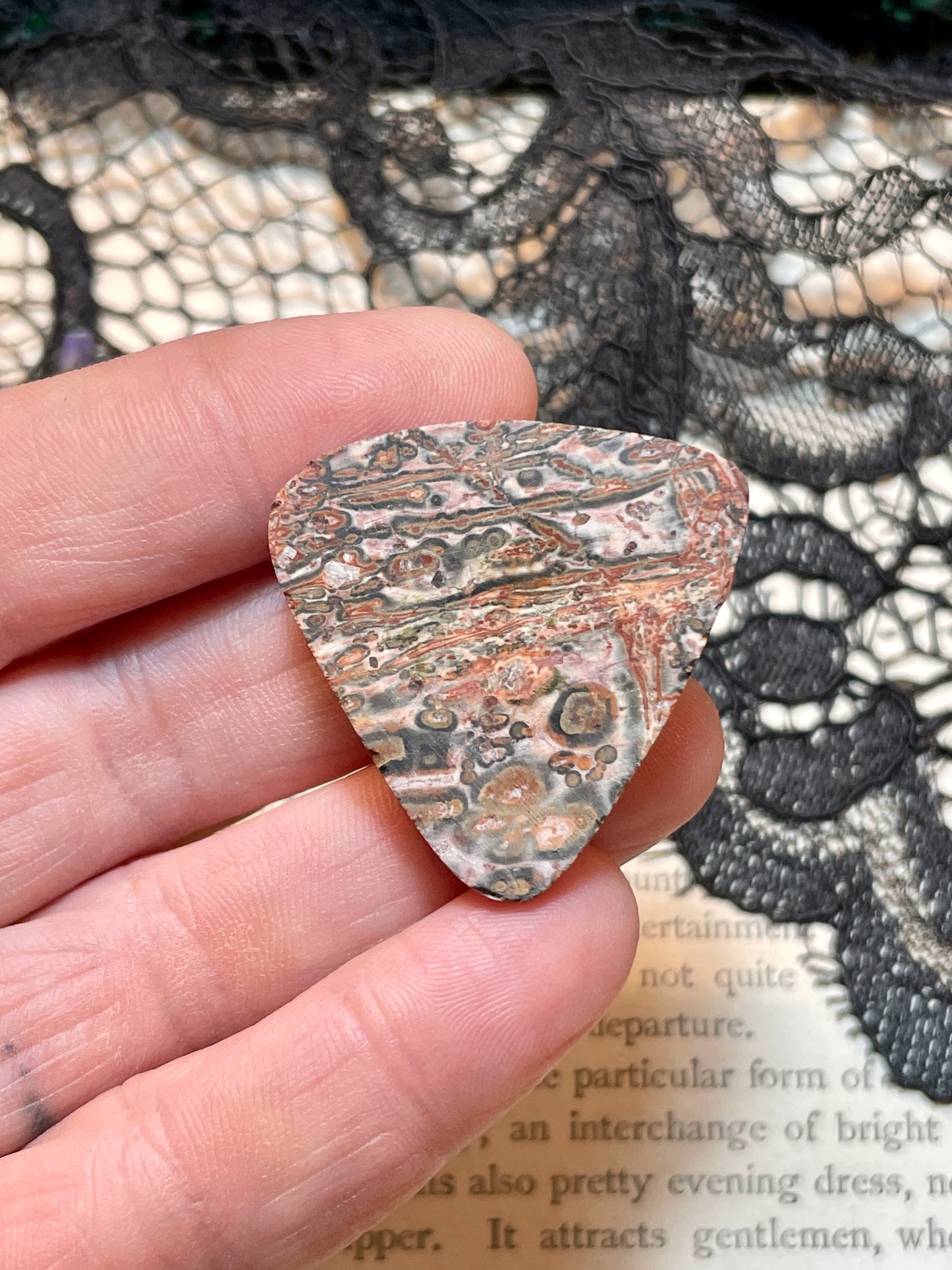 Jasper (Leopard Skin Jasper) Cabochon