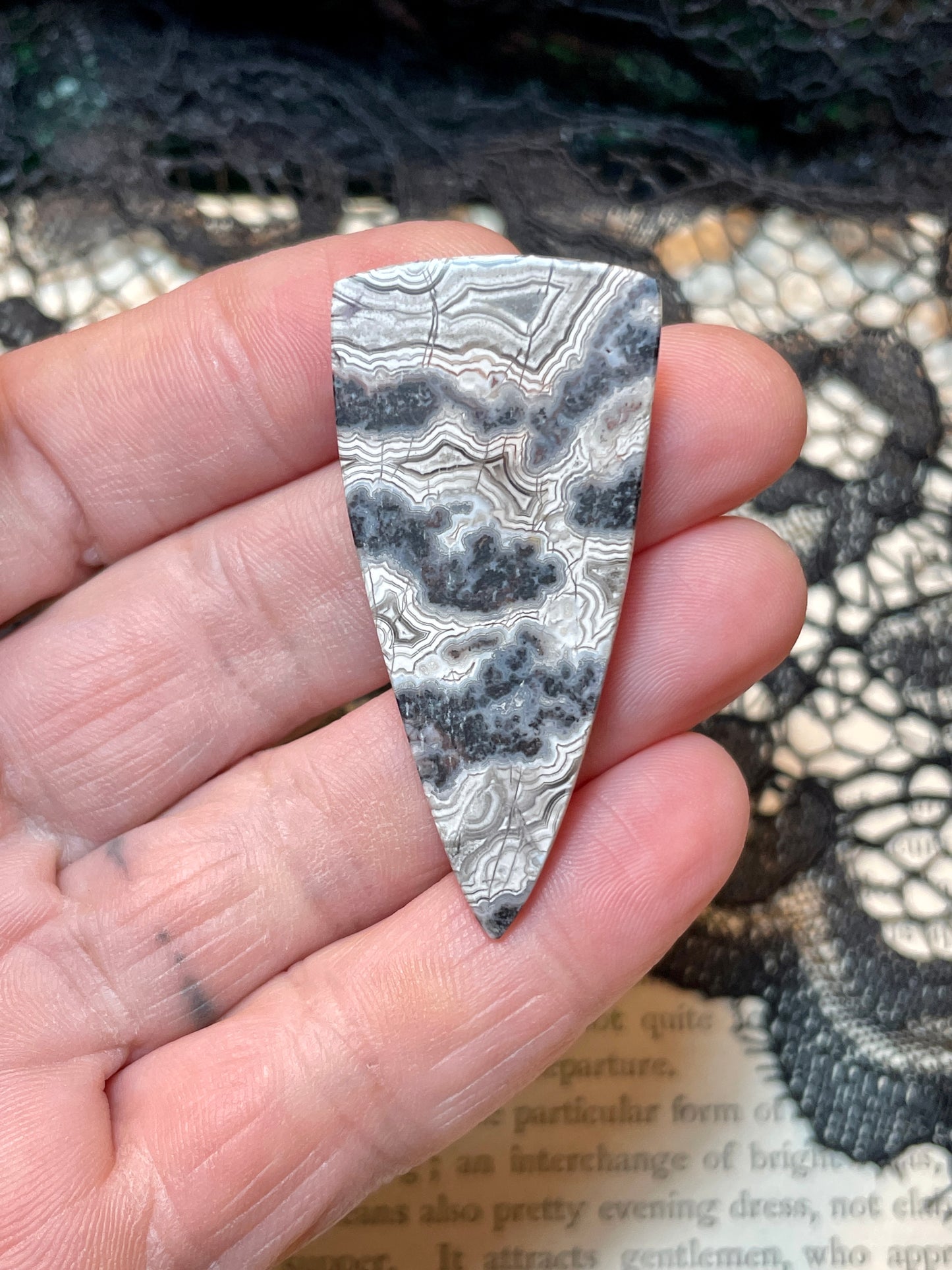 Agate (Zebra Agate) Cabochon