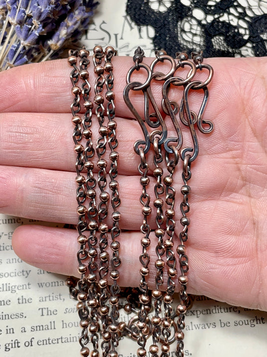 3mm Adjustable Pure Copper Chain (18”-24”)