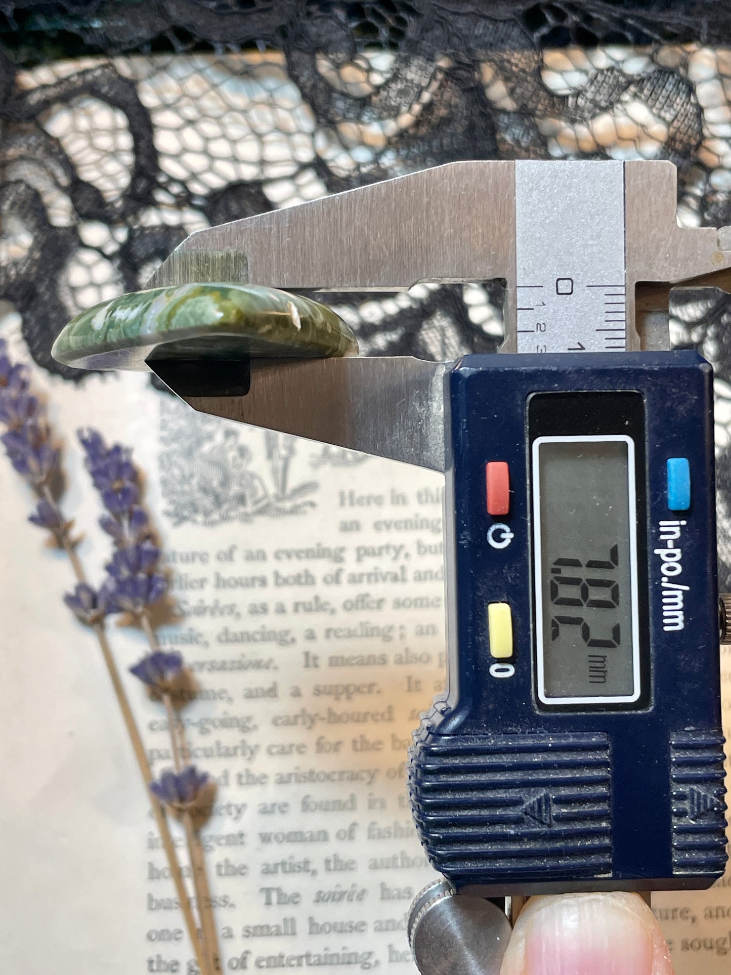 Jasper (Rainforest Jasper) Cabochon