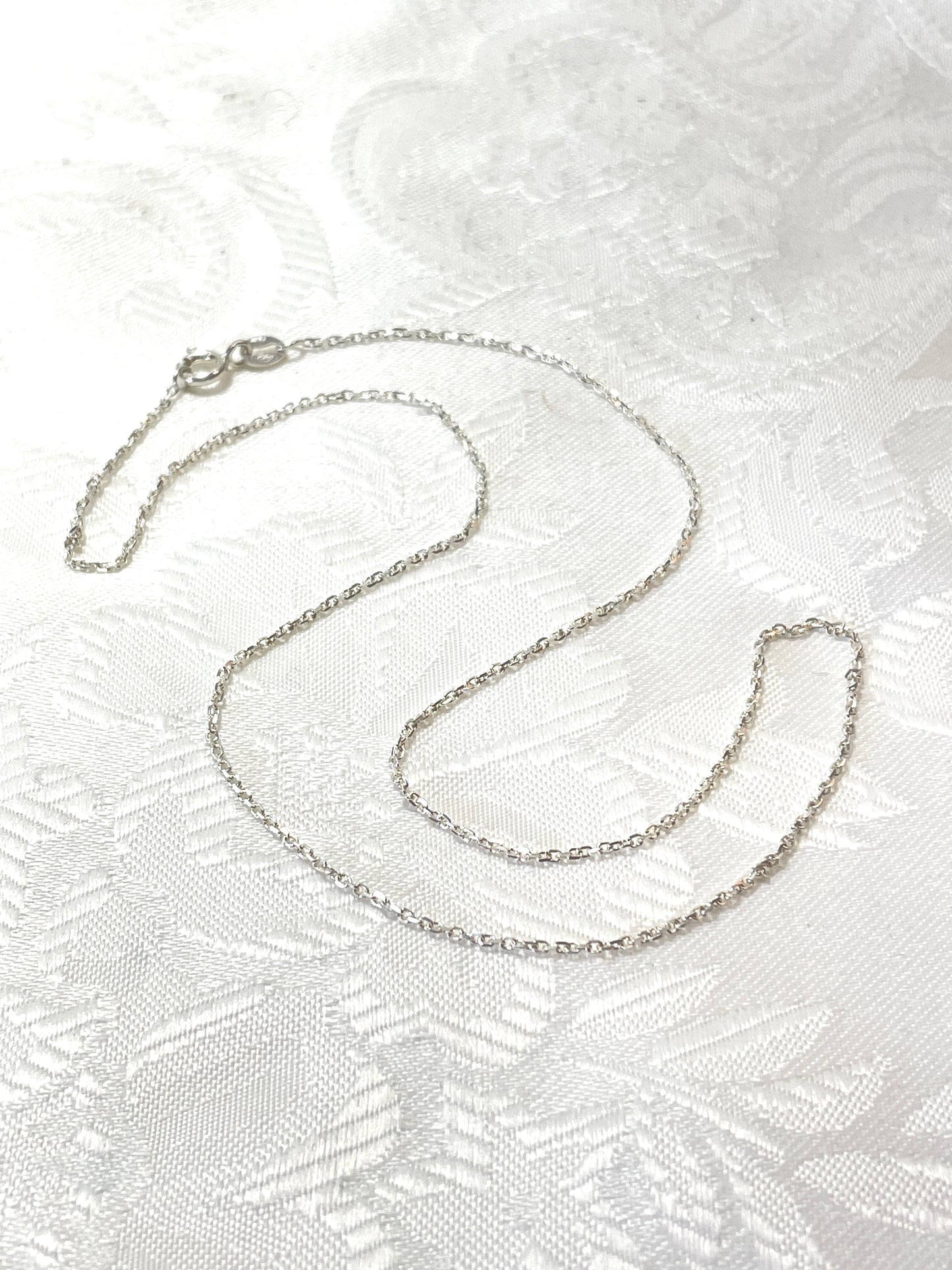 18” 1.2 mm Sterling Silver cable chain